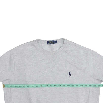 Polo Ralph Lauren Mens Grey Crew Neck Sweatshirt M Regular Fit