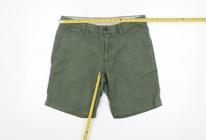 Tommy Hilfiger Men’s Green Chino Shorts Size 34 Regular Fit