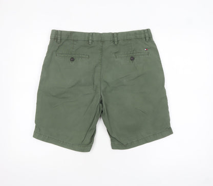 Tommy Hilfiger Men’s Green Chino Shorts Size 34 Regular Fit