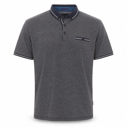 Ted Baker London Men's Grey Cotton Polo Shirt Size 6 3XL Classic Fit