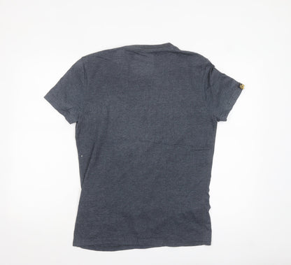 Superdry Men's Grey Eagle Graphic Crew Neck T-Shirt Size M