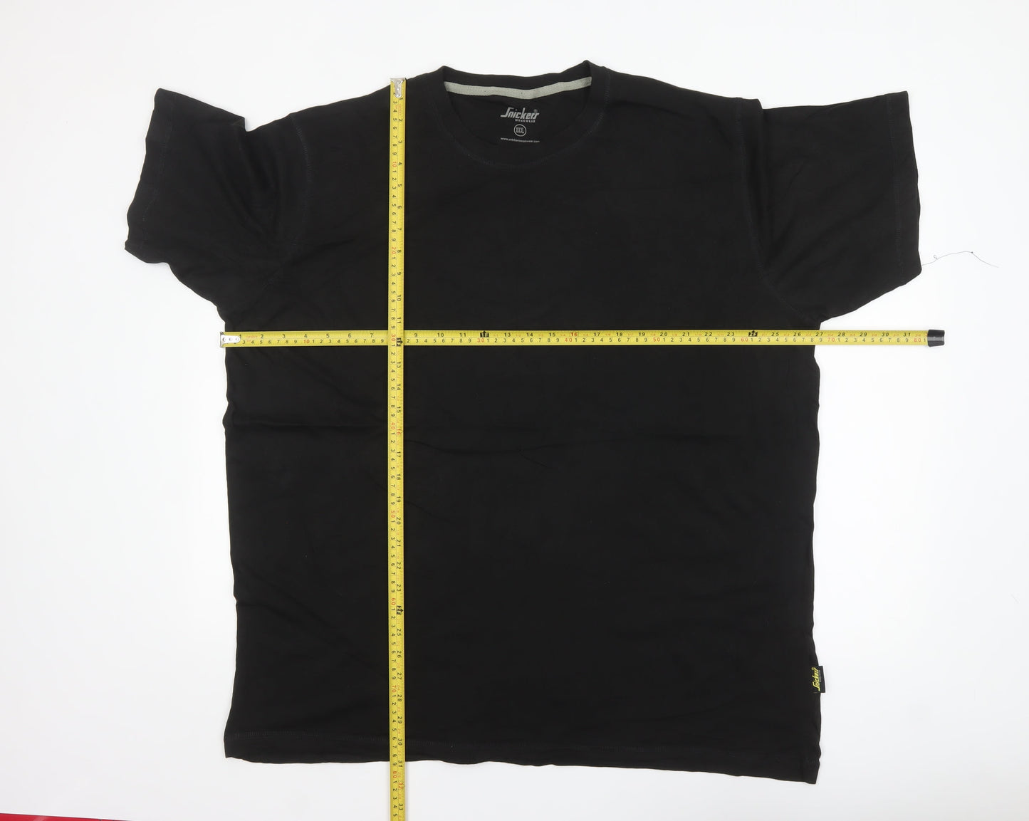 Snickers Workwear Men's Black 3XL Cotton Crew Neck T-Shirt