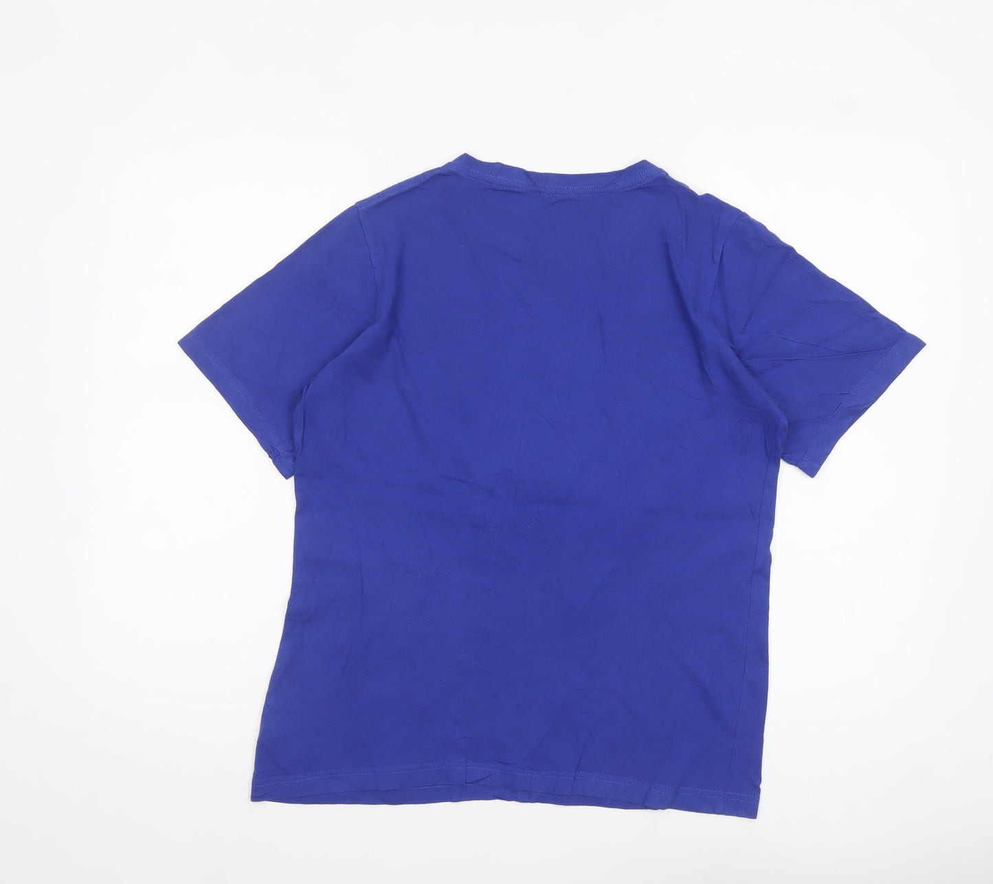 Converse Boys Blue Logo T-Shirt 12-13 Years Cotton Casual Top