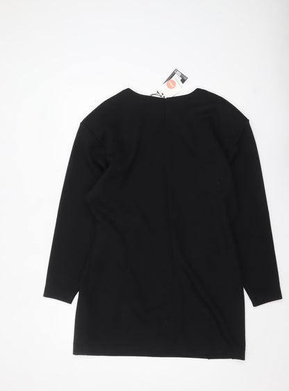 Marks and Spencer Autograph Women's Black Size 16 Shift Dress