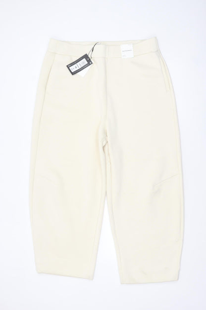 Marks and Spencer Autograph Women's Ivory Jogger Trousers Size 18