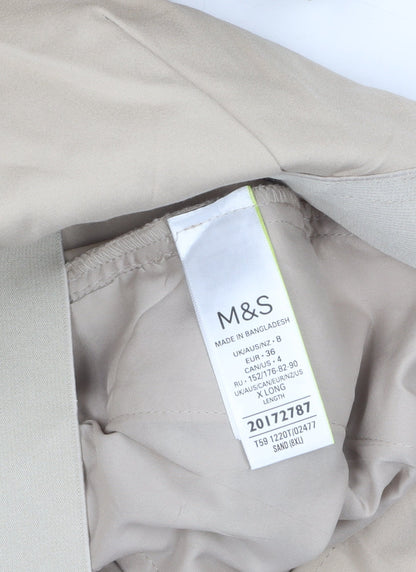 Marks and Spencer Women’s Beige Chino Trousers Size 8 Regular