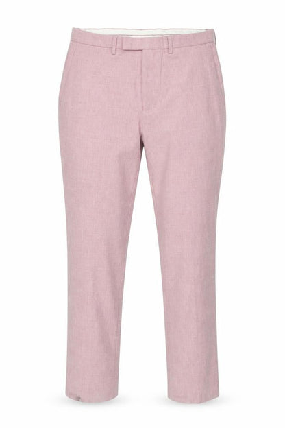 Marks & Spencer Men’s Pink Slim Fit Dress Trousers 34W 33L