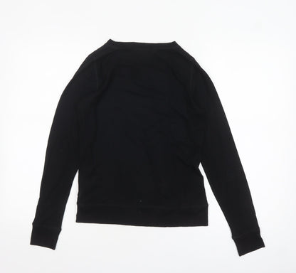 Michael Kors Women's Black Long Sleeve Basic Jersey Top Size S