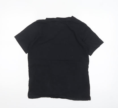 Nike Boys Black XL Short Sleeve Cotton Sports T-Shirt
