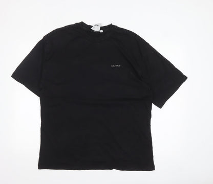 Collusion Men’s Black Palm Springs Graphic T-Shirt Medium