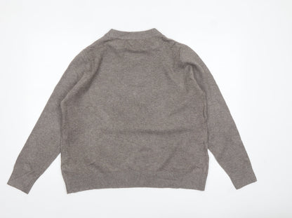 Marks and Spencer Women’s Grey L Crew Neck Knit Pullover Jumper