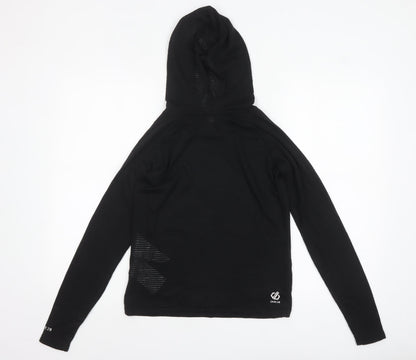 Dare 2B Womens Black Size 10 Pullover Hoodie Lightweight Stretch