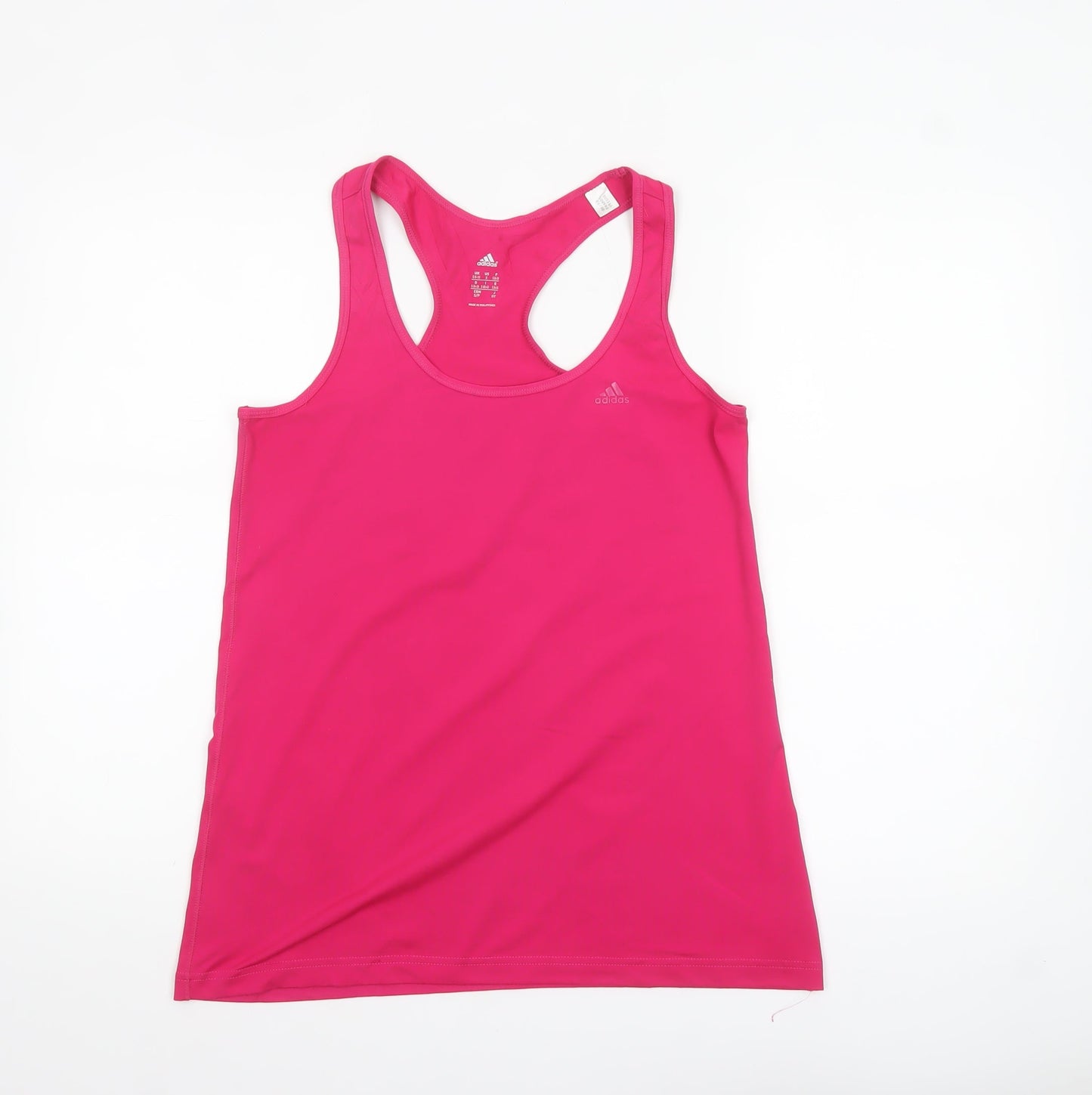 Adidas Women's Pink Racerback Climalite Athletic Tank Top Size S