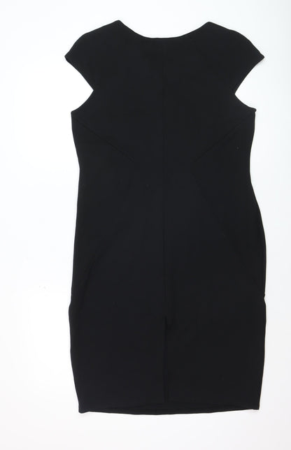 Marks and Spencer Women’s Black Petite Size 16 Sheath Work Dress