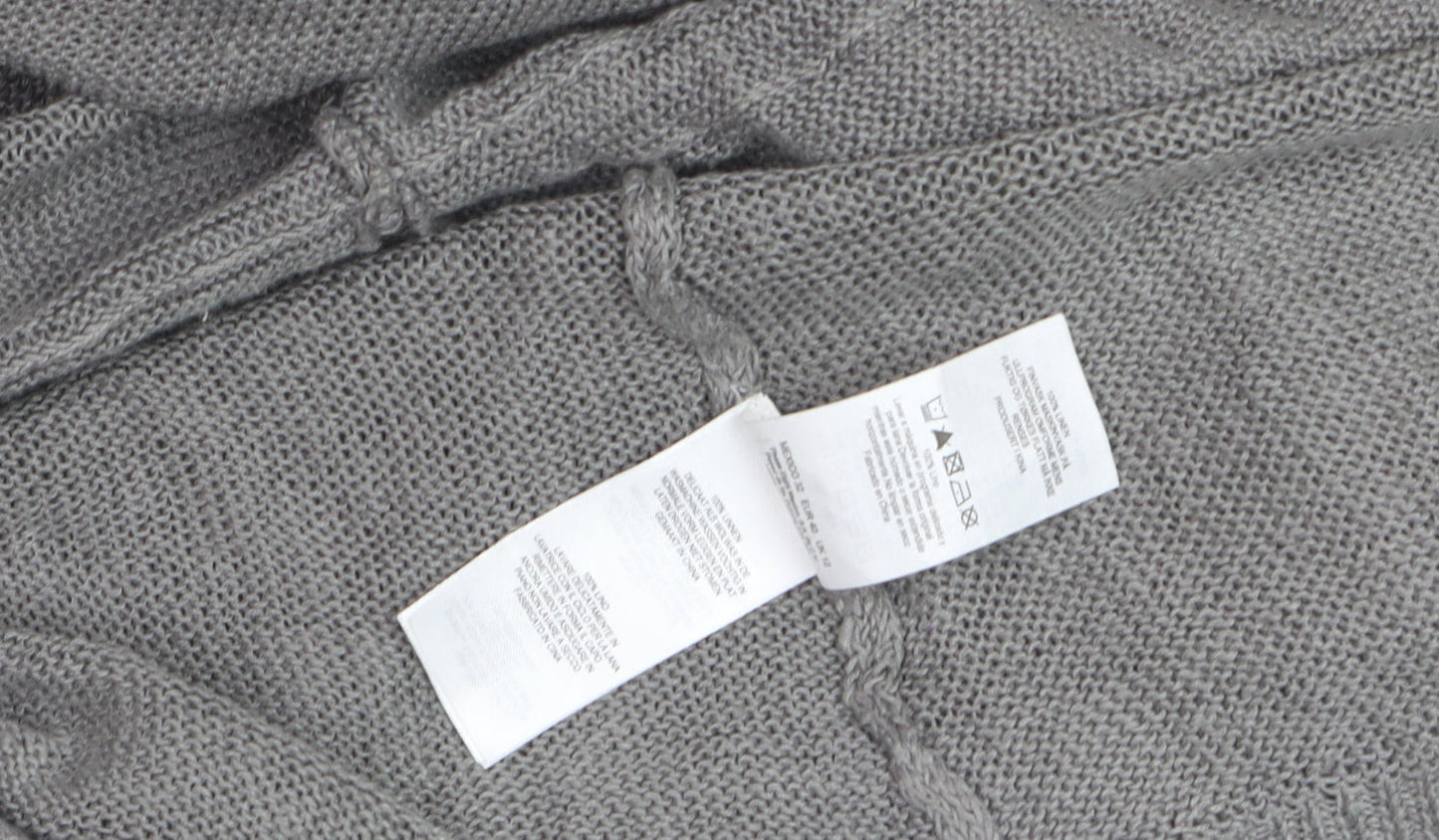 Phase Eight Women’s Grey Longline Knit Cardigan Size 12
