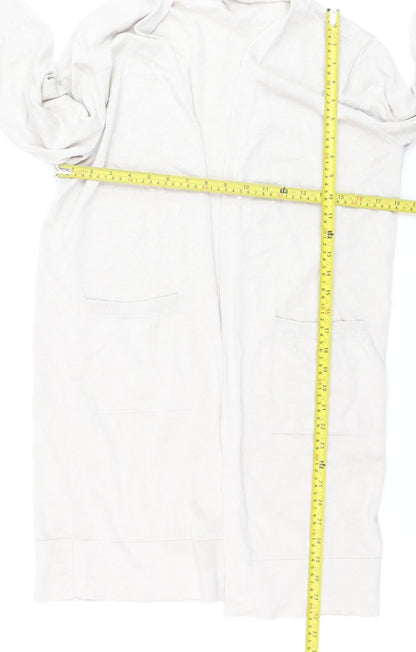 Vero Moda Women’s Ivory Long Sleeve Open Knit Cardigan Size S