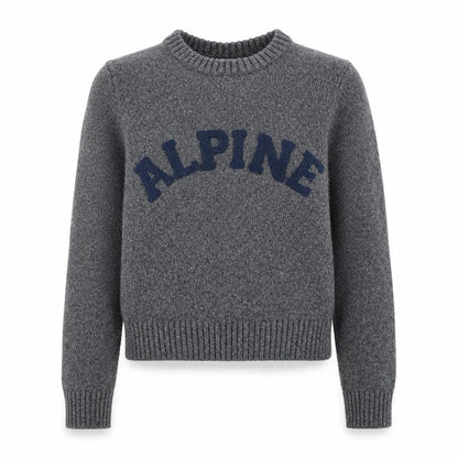 H&M Women Grey Wool Blend Crew Neck Pullover Jumper XS