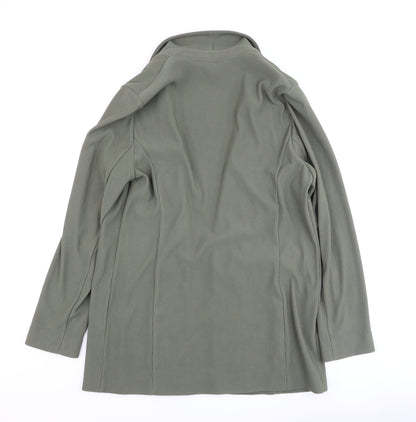 Lipsy Women Green Double-Breasted Blazer UK 12 Regular Fit