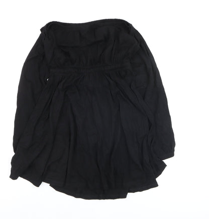ASOS Women’s Black Off Shoulder Tunic Blouse Size 4
