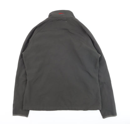 Mountainlife Women's Black Softshell Jacket Size 12 Windproof Lined Outdoor