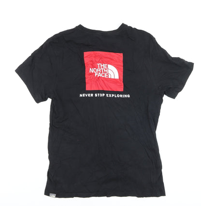 The North Face Men's Black Cotton Graphic T-Shirt M