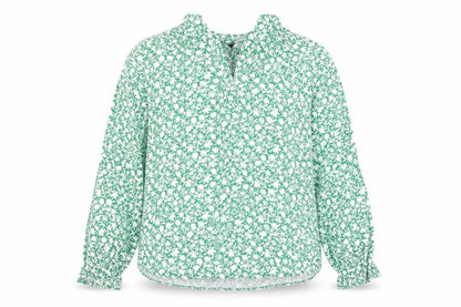 Marks & Spencer Women's Green Floral Tunic Blouse Size 10