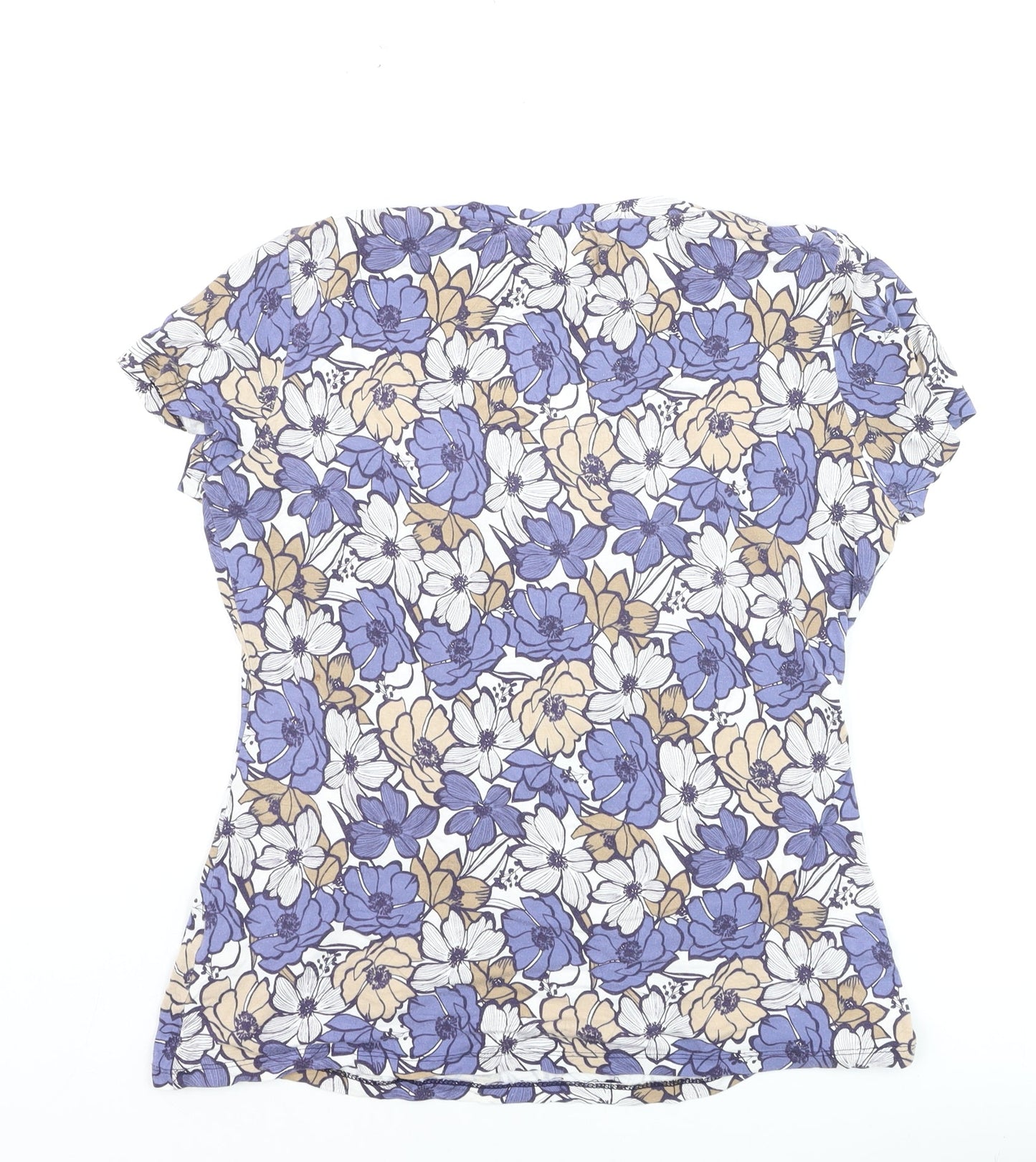 Autonomy Women’s Multicoloured Floral Jersey T-Shirt Size 14