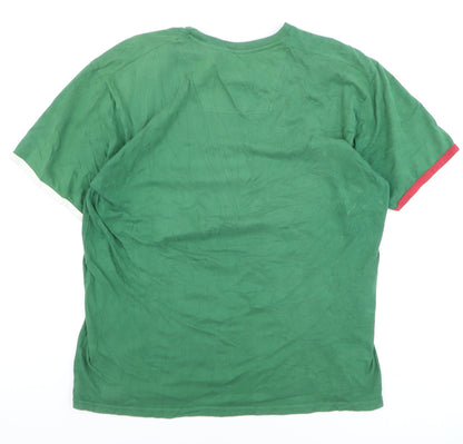 Lambretta Men's Green XXXL Graphic Print Cotton T-Shirt