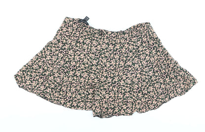 New Look Womens Multicoloured Floral Culotte Shorts Size 16