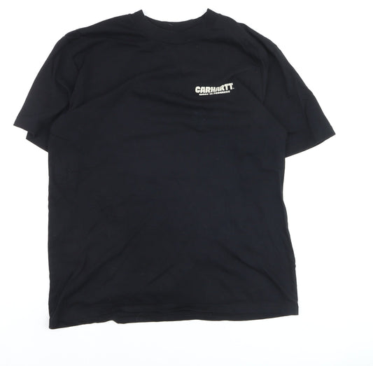 Carhartt Men’s Black Regular Fit Cotton Graphic T-Shirt M