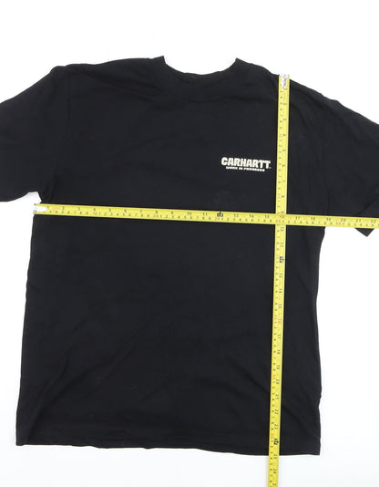 Carhartt Men’s Black Regular Fit Cotton Graphic T-Shirt M