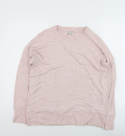 Next Women Pink Crew Neck Long Sleeve Pullover Jumper Size 18