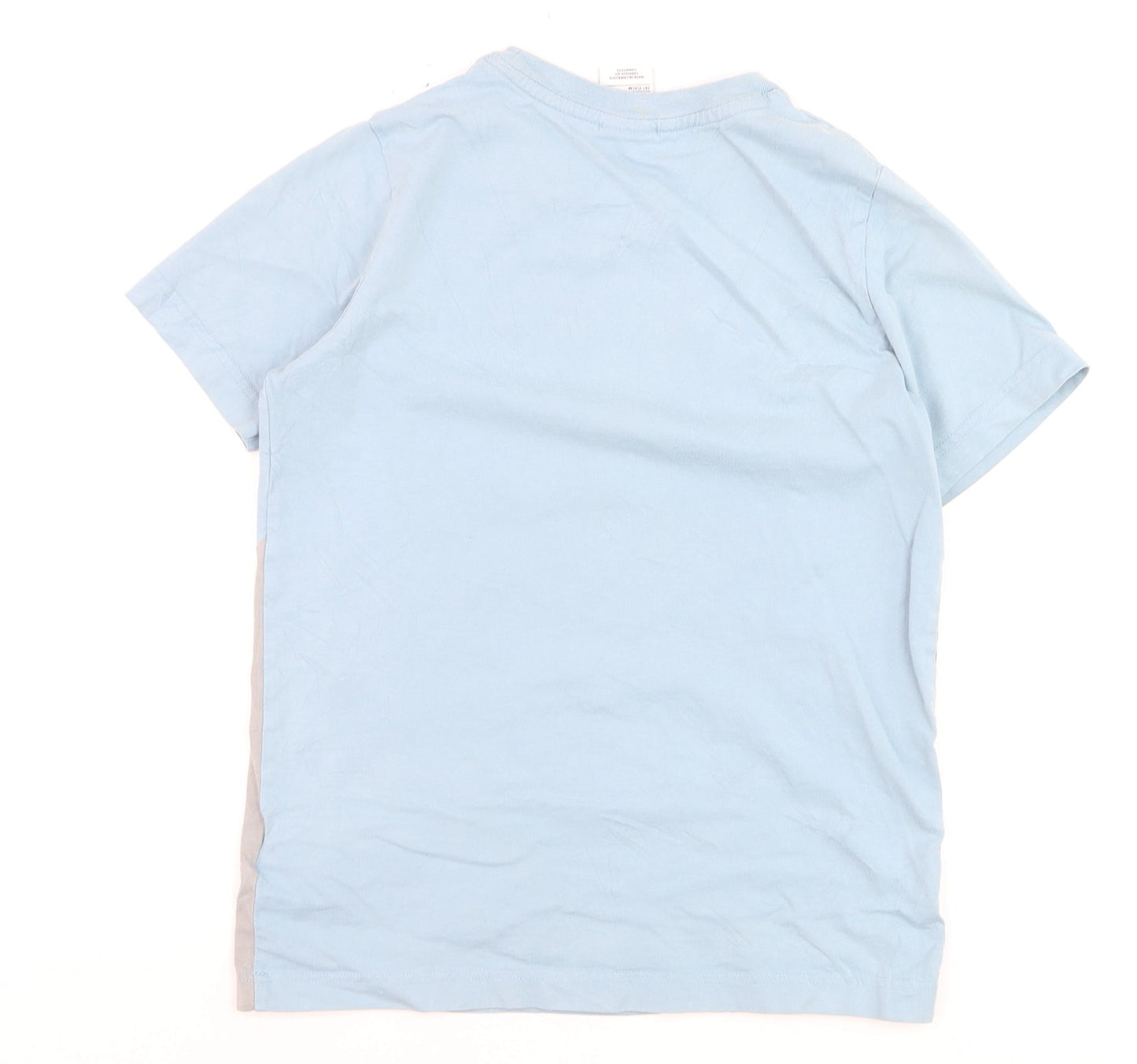 Nike Boys Blue Colourblock Sports Logo T-Shirt Size 14 Years