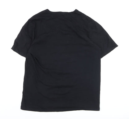 Hugo Boss Men's Black XL Crew Neck Short Sleeve Cotton T-Shirt