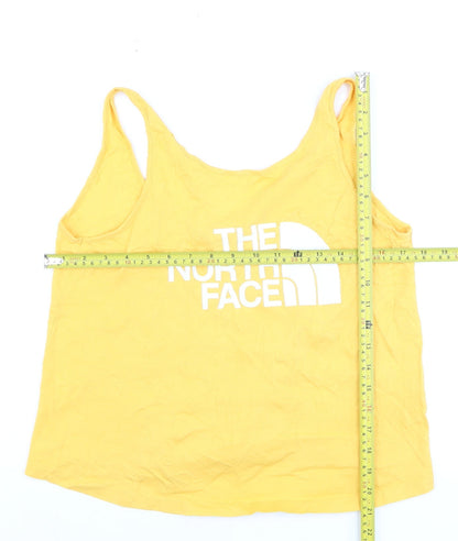 The North Face Womens Yellow Cotton Tank Top Size S
