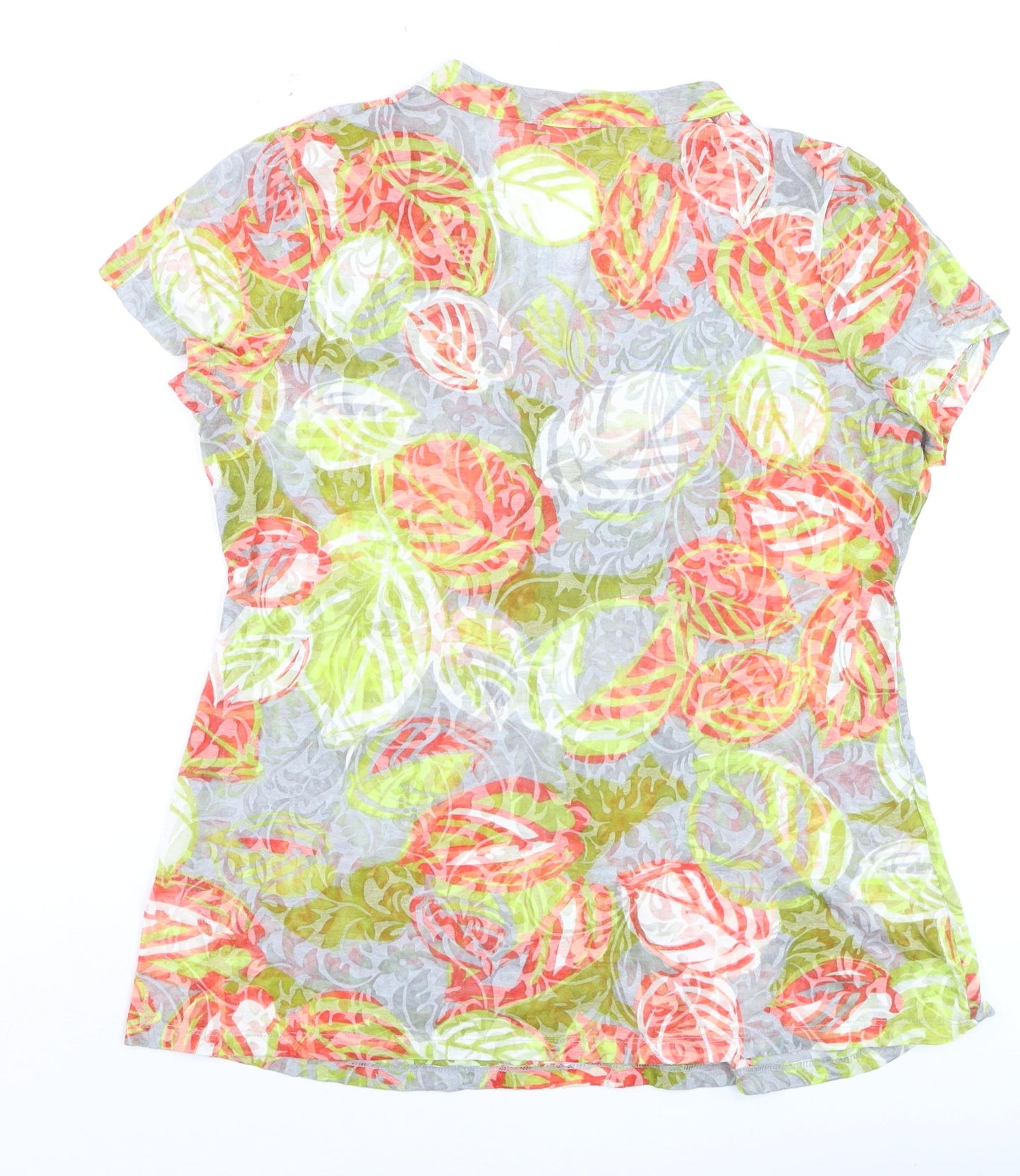 Marks and Spencer Per Una Women's Multicoloured Floral Tunic Blouse Size 16