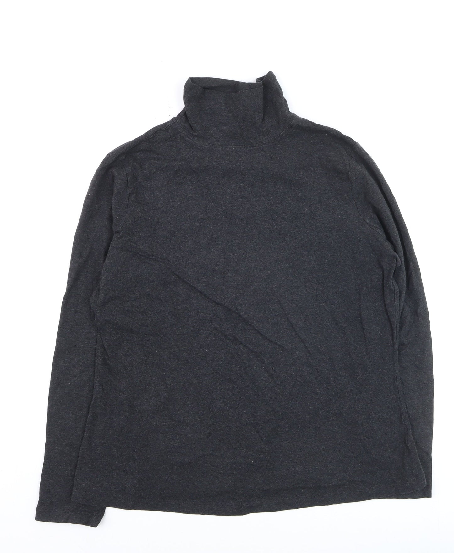 Seasalt Cornwall Womens Black Roll Neck Organic Cotton Jumper UK 16