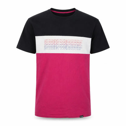 Pull & Bear Men's Multicoloured Streetwear Cult T-Shirt Size S