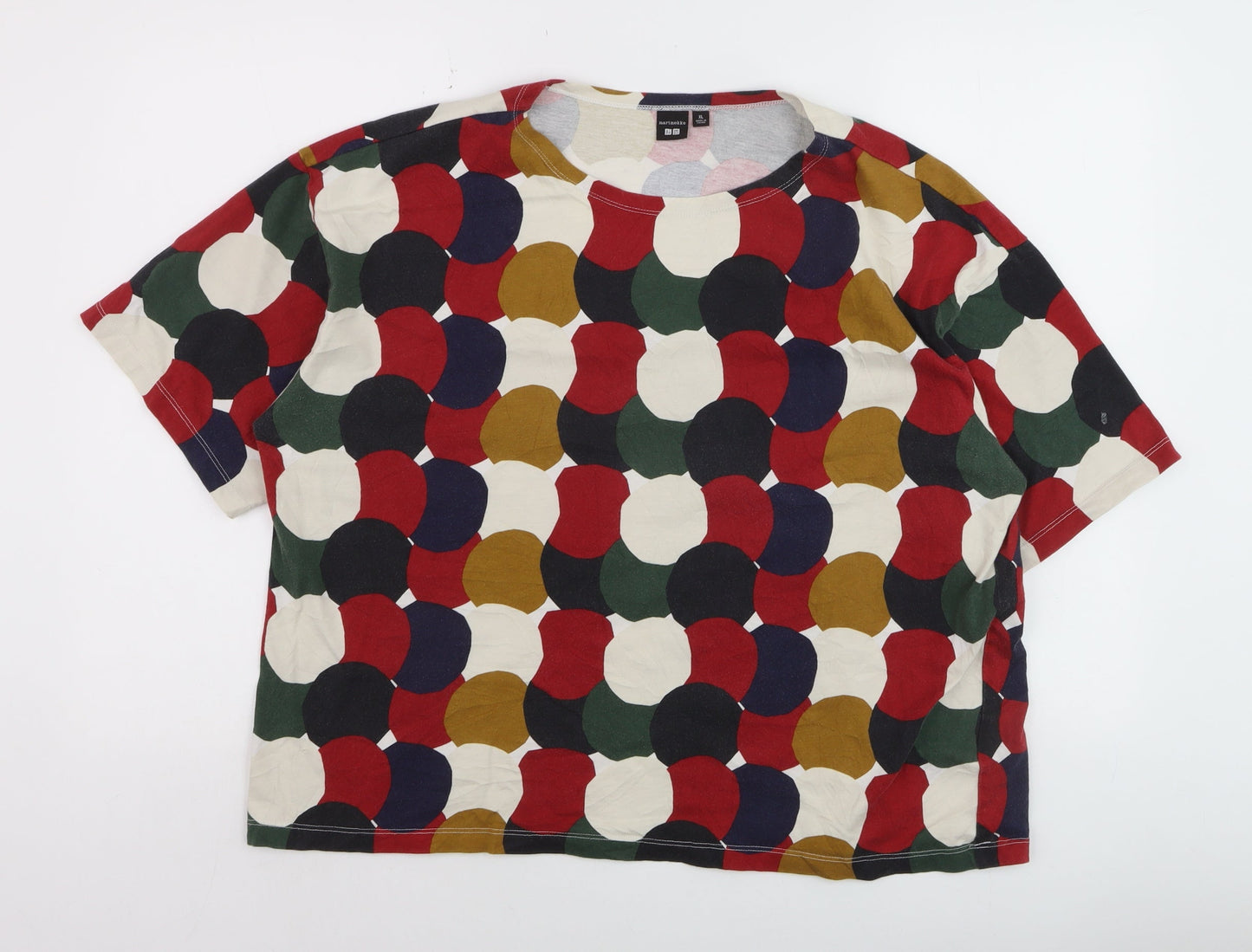Uniqlo x Marimekko Women’s Multicoloured XL Cotton Graphic T-Shirt