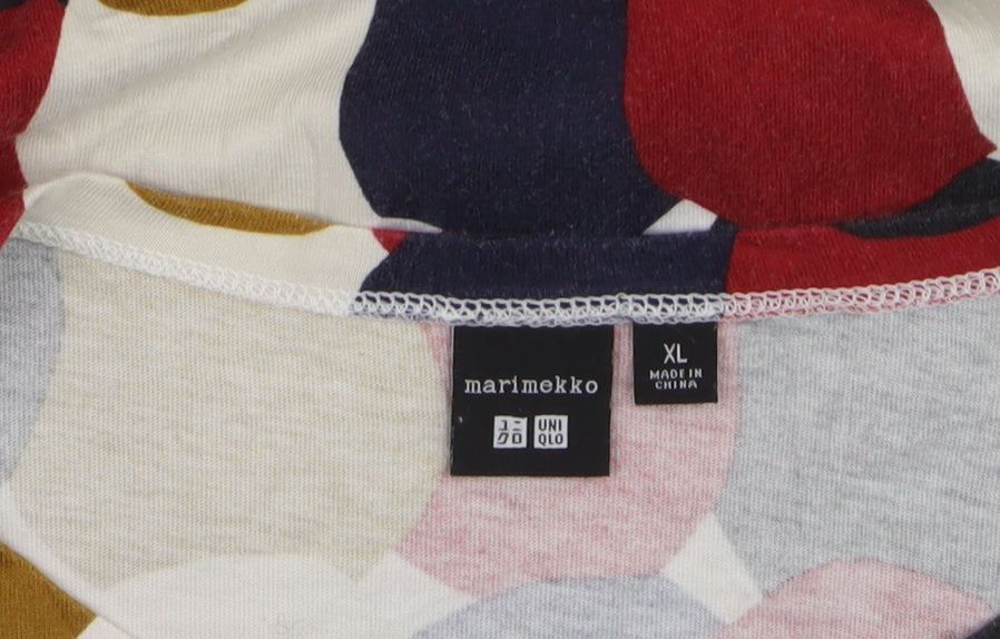Uniqlo x Marimekko Women’s Multicoloured XL Cotton Graphic T-Shirt