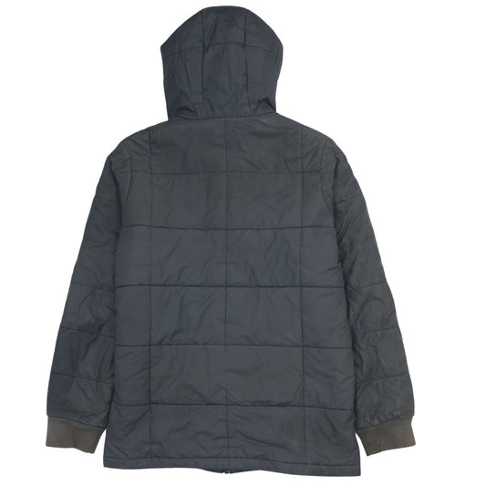 Adidas Boys Black 13-14 Years Hooded Puffer Jacket Winter Coat