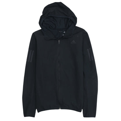 Adidas Men's Black Full Zip Running Hoodie Size S