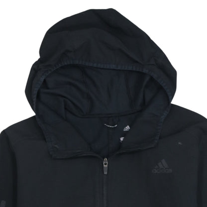 Adidas Men's Black Full Zip Running Hoodie Size S