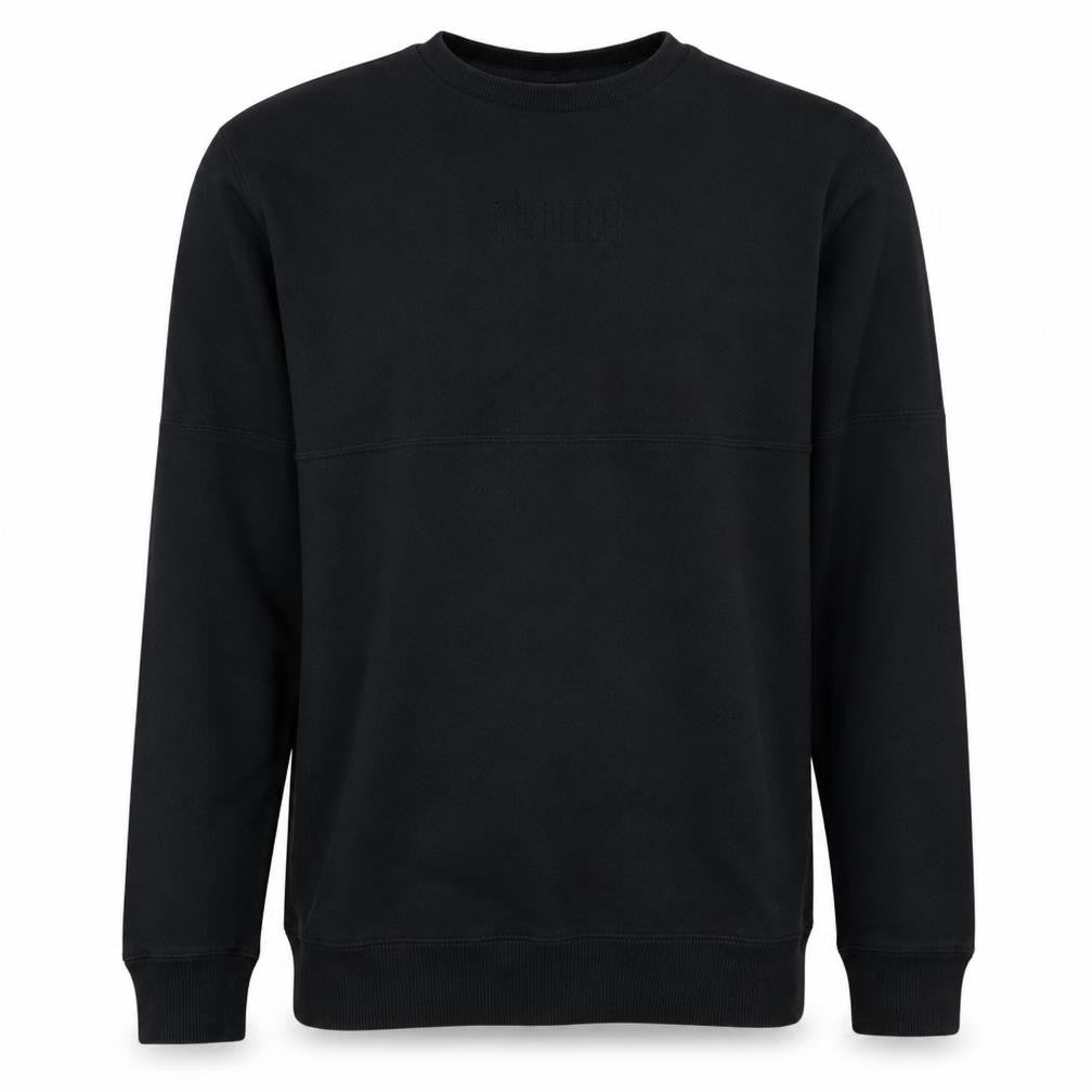 Puma Men's Black Small Crew Neck Pullover Sweatshirt