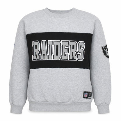 Primark NFL Raiders Grey Sweatshirt XS Women Casual Crew Neck
