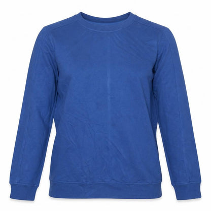 Gym+Coffee Womens Blue Pullover Sweatshirt Size M