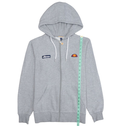 Ellesse Men's Grey Full Zip Hoodie Small Regular Fit Classic Sportswear