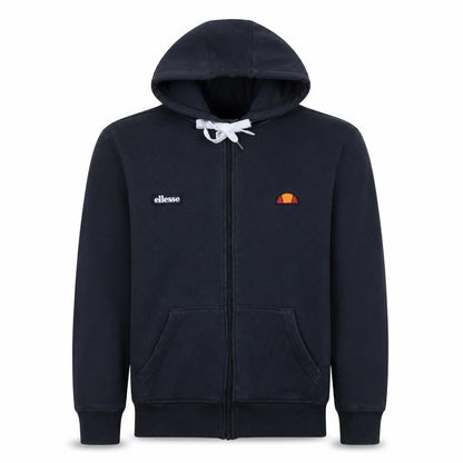 Ellesse Men's Black XS Full Zip Hoodie with Logo