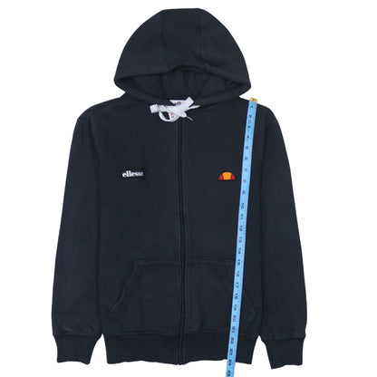 Ellesse Men's Black XS Full Zip Hoodie with Logo