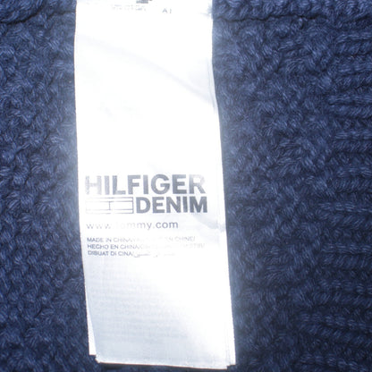 Tommy Hilfiger Men’s Blue Chunky Knit Collared Cardigan XL